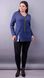 Adeline. Beautiful blouse for women Plus Size. Blue., not selected