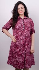 Schönes Dress-Shirt von Plusgrößen. Leopard ist rosa.485139171 485139171 photo