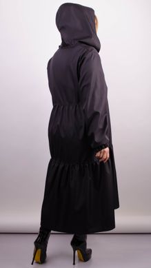 Impermeable de moda para mujeres con curvas. Negro.485139040 485139040 photo
