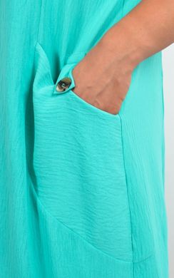 Summer sports dress with a hood of a Plus size. Mint.485142240 485142240 photo