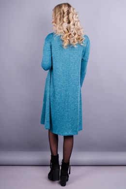 Albina. Women's dress for every day. Aquamarine., not selected