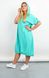 Summer sports dress with a hood of a Plus size. Mint.485142240 485142240 photo 4