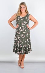 Robe tendre plus taille. Olive.485141229 485141229 photo