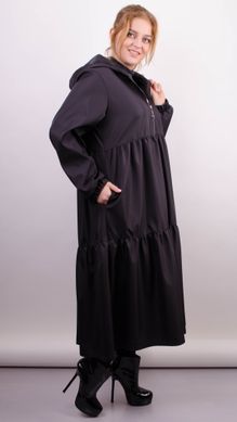 Impermeable de moda para mujeres con curvas. Negro.485139020 485139020 photo