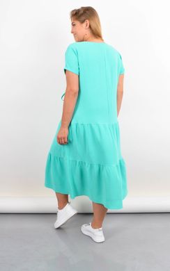 Plus Size dress with streams on the bottom. Mint.485142296 485142296 photo
