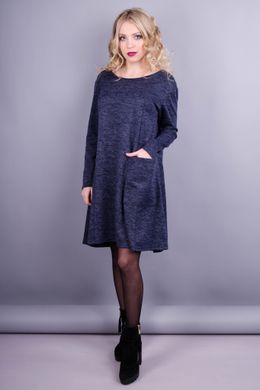 Albina. Women's dress for every day. Blue., not selected