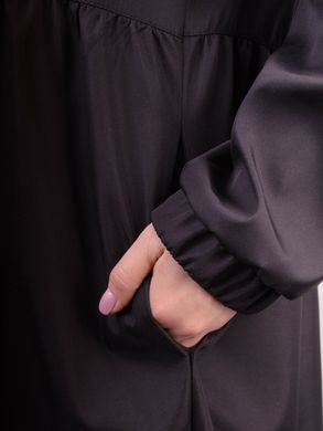 Modna płaszcz przeciwdeszczowy dla zakręconych kobiet. Czarny. 485139020 485139020 photo