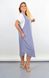 Summer dress with a loose fit Plus Size. Blue strip.485142118 485142118 photo 3
