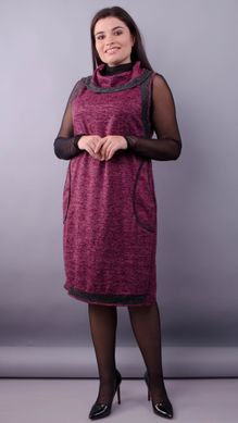 Plus size knitted dress. Bordeaux.485138126 485138126 photo