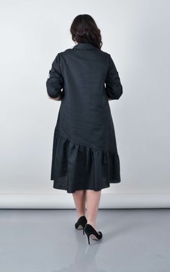 An elegant dress-shirt of Plus sizes. Black.485141781 485141781 photo