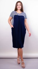 Styles Kleid für Plusgrößen. Blau+Streifen.485139545 485139545 photo