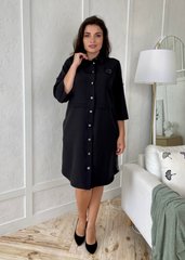 Stylish Dress-Shirt Plus Size Black.440746397Mari50, 50
