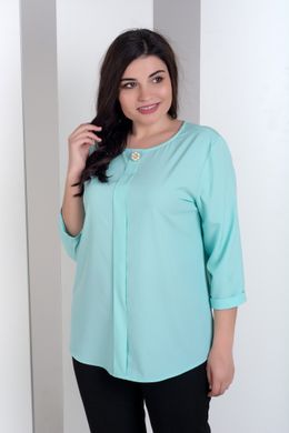 Stylish Plus size blouse. Mint.182731000mari52, 56