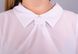 An elegant female blouse of Plus sizes. White.485130786 485130786 photo 4