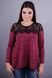 Stylish blouse plus size for women. Bordeaux.485131063 485131063 photo 1
