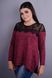 Stylish blouse plus size for women. Bordeaux.485131063 485131063 photo 2