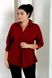 Plus size female blouse. Bordeaux.398659981mari52, 54