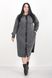 An elongated cardigan dress with leather trim. Grey.495278375 495278375 photo 2