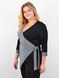 An elegant sweatshirt on the smell with a tangle of Plus Size. Silver.485142612 485142612 photo 2