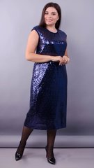 Un vestido de cóctel con lentejuelas de talla grande. Azul.485138058 485138058 photo