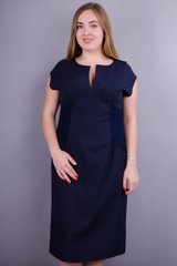 Young. Large -sized office dress. Blue., not selected