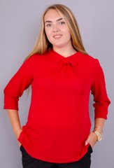Bright female blouse plus size. Red.485130761 485130761 photo