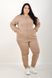 Sports costume on fleece pants with a cuff. Beige.495278339 495278339 photo 3