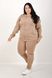 Sports costume on fleece pants with a cuff. Beige.495278339 495278339 photo 6