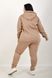 Sports costume on fleece pants with a cuff. Beige.495278334 495278334 photo 4