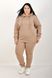 Sports costume on fleece pants with a cuff. Beige.495278334 495278334 photo 5