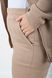 Sports costume on fleece pants with a cuff. Beige.495278339 495278339 photo 10