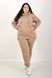 Sports costume on fleece pants with a cuff. Beige.495278334 495278334 photo 1