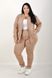 Sports costume on fleece pants with a cuff. Beige.495278339 495278339 photo 2