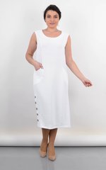 Plus Size Female Kleid. Weiß.485141983 485141983 photo