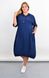 Summer sports dress with a hood of a Plus size. Blue.485142276 485142276 photo 1