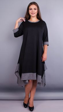 Advisio. A magical large size dress. Black., not selected
