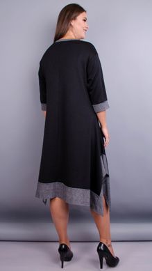 Advisio. A magical large size dress. Black., not selected