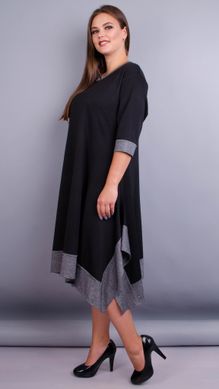 Advisio. A magical large size dress. Black., not selected