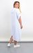 Summer sports dress with a hood of a Plus size. White.485142227 485142227 photo 5