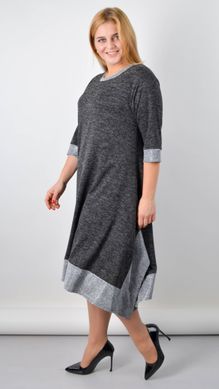 Advisio. A magical large size dress. Graphite., not selected