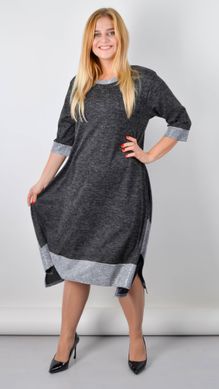 Advisio. A magical large size dress. Graphite., not selected