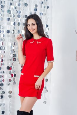 Alex. Youth stylish dress. Red, not selected