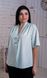 A gentle women's blouse Plus size. Mint.405109335mari50, 50