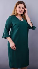 Elegancka sukienka plus rozmiar. Emerald.485138339 485138339 photo
