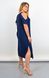 A long dress with cuts on the shoulders. Blue.485142141 485142141 photo 2