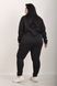 Sports costume on fleece pants with a cuff. Black.495278337 495278337 photo 6