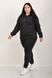 Sports costume on fleece pants with a cuff. Black.495278337 495278337 photo 10