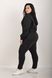 Sports costume on fleece pants with a cuff. Black.495278337 495278337 photo 3