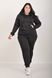 Sports costume on fleece pants with a cuff. Black.495278332 495278332 photo 1