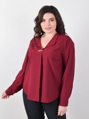 Women's blouse for Plus sizes. Bordeaux.485141793 485141793 photo
